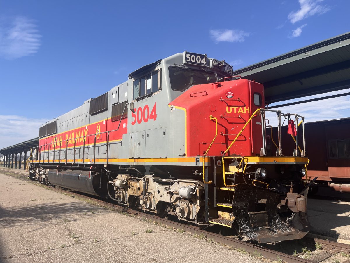 Chugging into town: Rare Utah Railway locomotive joins Utah State Railroad Museum collection on loan